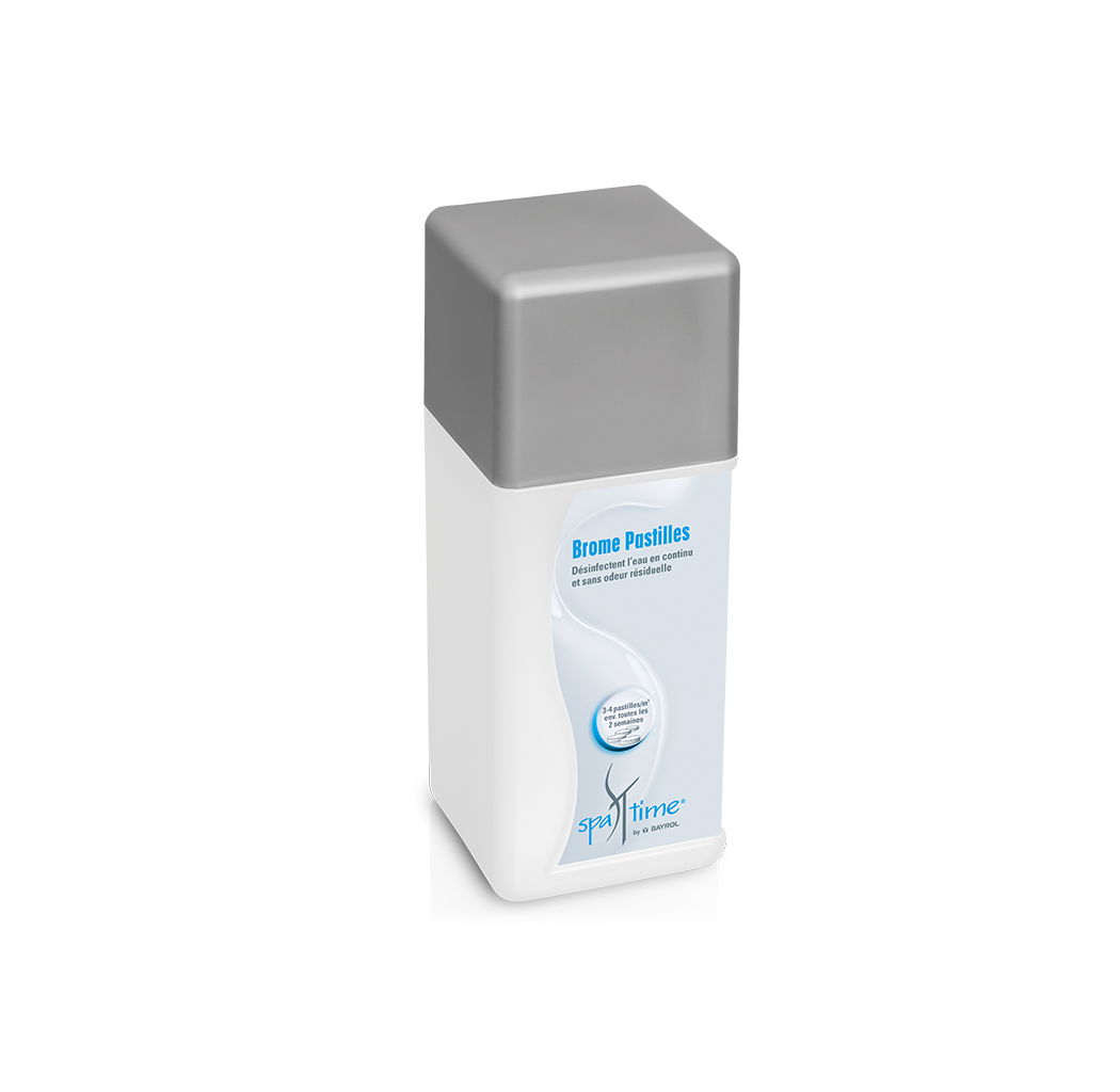 Brome Pastilles SpaTime - Dissolution lente pour une désinfection continue de l'eau - Bayrol | Planète spa