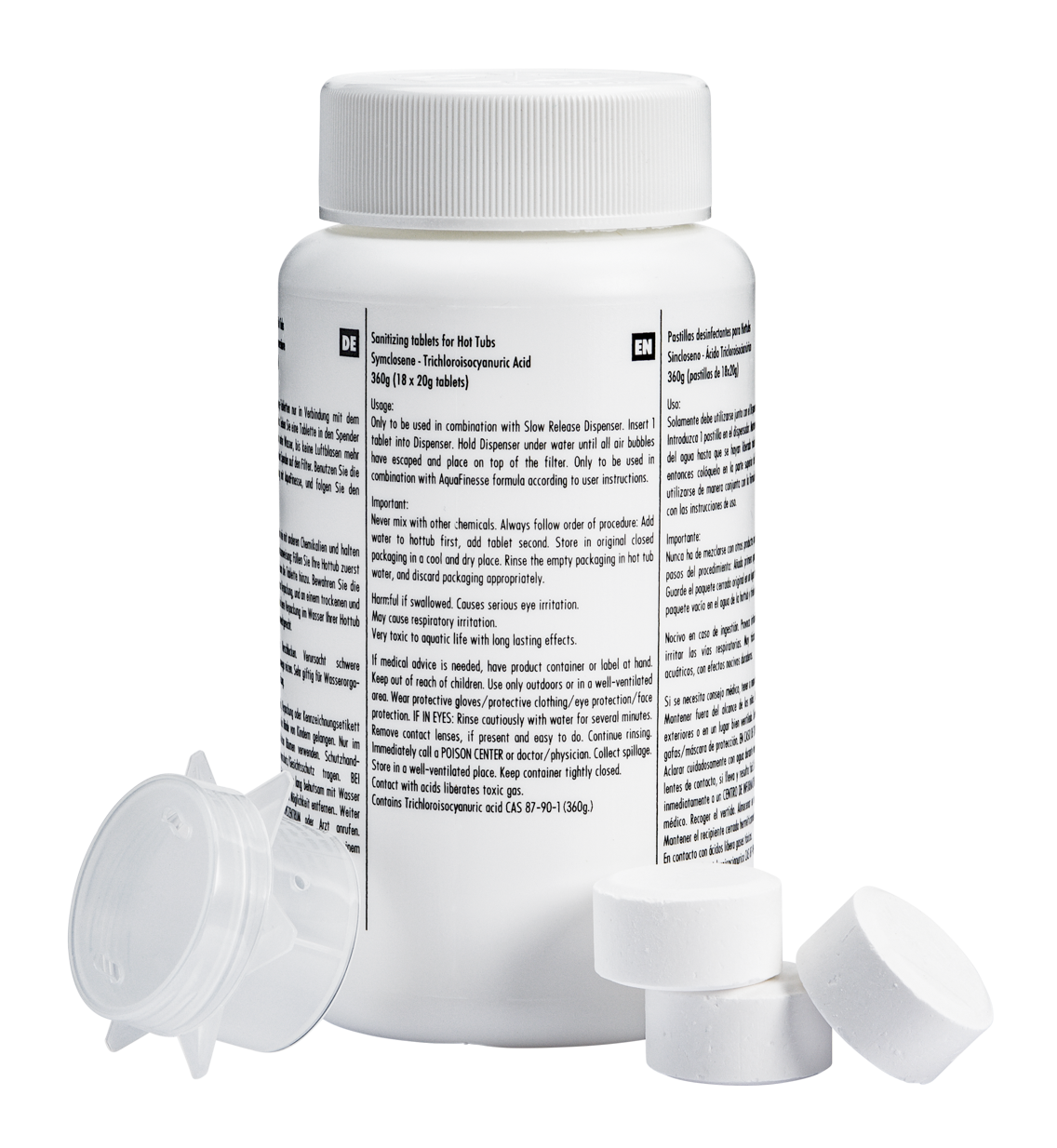 Pastilles de trichlore Aquafinesse | Planète spa